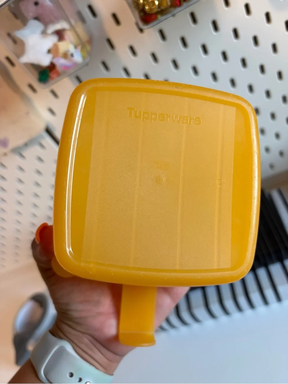 Vintage Tupperware Yellow & Mustard Plastic Food Containers